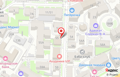 Нижегородский филиал Банкомат, Уралсиб банк на Студёной улице на карте