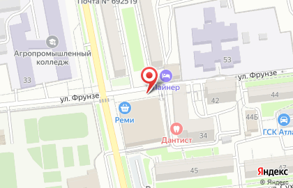 Подземный паркинг на Советской улице на карте