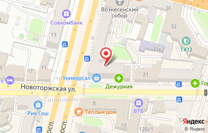Магазин для мам и малышей Наша мама на Новоторжской улице на карте