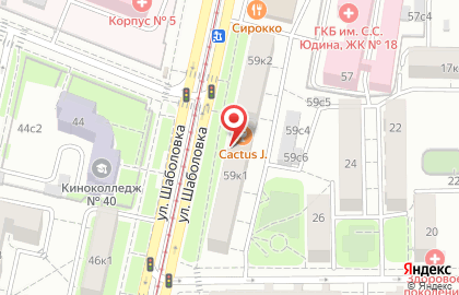 Центр профессиональной эпиляции и косметологии в Даниловском районе на карте