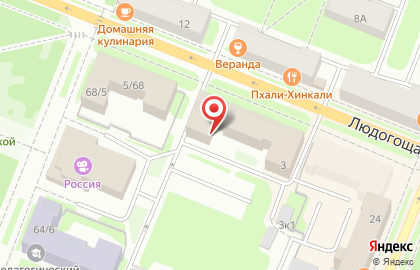 Пункт выдачи заказов Faberlic в Великом Новгороде на карте