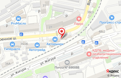 Механик в Первореченском районе на карте
