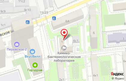 Мосводоканал в Москве на карте