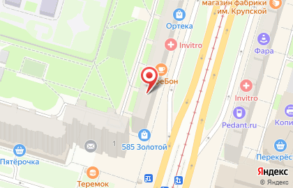 Ломбард Доверие в Василеостровском районе на карте