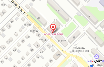 Триумф-авто на улице М.Горького на карте