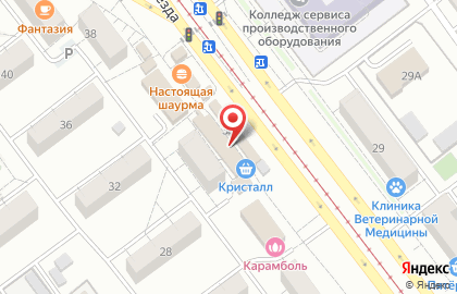 Магазин по продаже яиц на улице 22 Партсъезда на карте