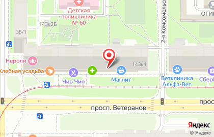Салон оптики Счастливый Взгляд в Красносельском районе на карте