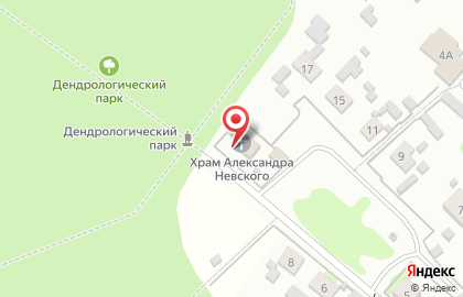 Храм Александра Невского в Омске на карте