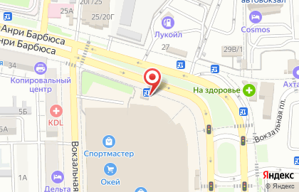 Деньги сразу на Вокзальной площади на карте