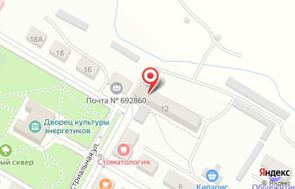 Торговый центр Радуга на Индустриальной улице на карте