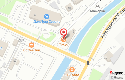Ресторан доставки японской кухни Токио во Владивостоке на карте