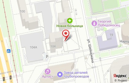 Киоск по продаже фруктов и овощей на улице Шейнкмана на карте