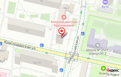 Оптика на Новороссийской улице, 18/37 на карте
