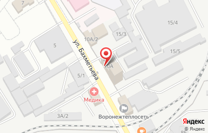 Центр хозяйственного и сервисного обеспечения Главное управление МВД России по Воронежской области на карте