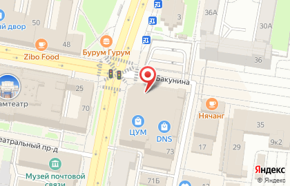 Банкомат Кузнецкий в Пензе на карте