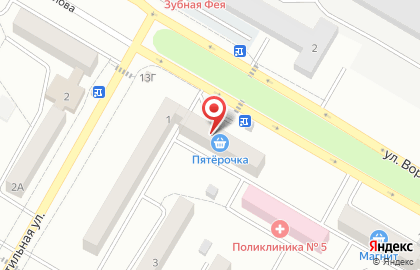 Торговый дом Дон-Текс на улице Ворошилова на карте