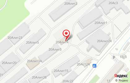 Складской комплекс Снеговая падь на карте