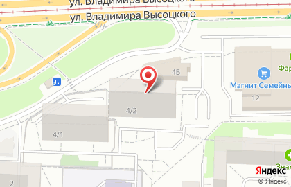 Компания ИНДУСТРИЯ на улице Владимира Высоцкого на карте