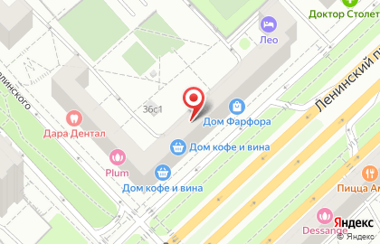 Империал на Ленинском проспекте на карте