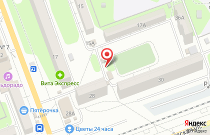 Сеть киосков колбасных изделий Дымок на карте