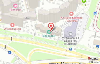 Дом культуры Берендей на проспекте Маршала Жукова на карте