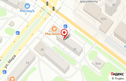Аптека Планета Здоровья в Березниках, на улице Мира, 28 на карте
