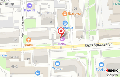 Караоке-клуб Belov на карте