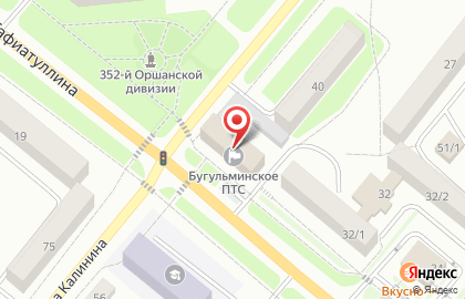 Бугульминское предприятие тепловых сетей на карте