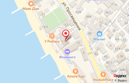Отель FlamingO на улице Просвещения на карте