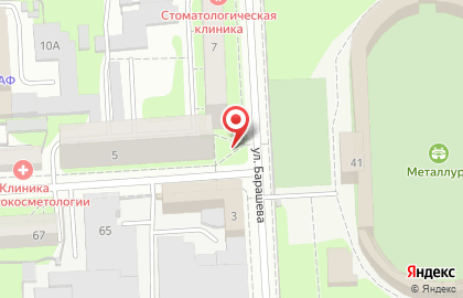 Киоск по продаже молочной продукции в Советском районе на карте