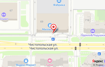 Ресторан быстрого питания KFC в Ново-Савиновском районе на карте