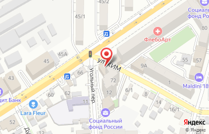 Курьерская служба City Express на Ставропольской улице на карте