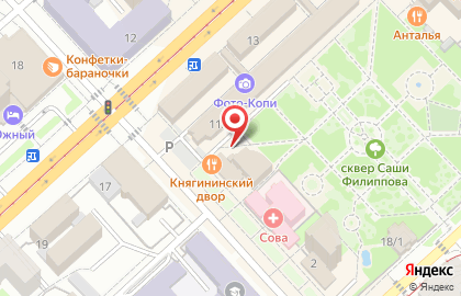 Кондитерский дом на Академической улице на карте