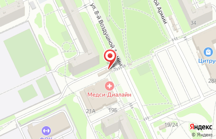 Овощной магазин на улице 8-й Воздушной Армии на карте