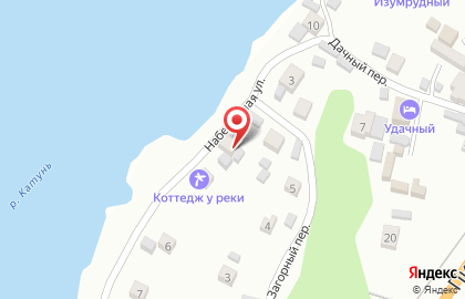 Коттедж у реки на карте