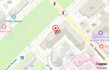 Банк Открытие в Хабаровске на карте