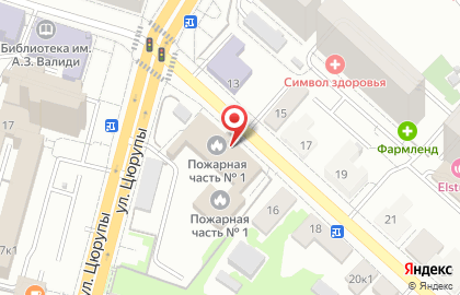Пожарная часть №1 Ленинского района на карте