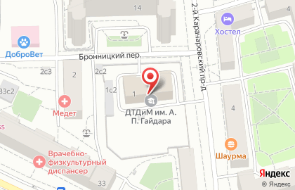 Центр профориентации Мастер Мечты на метро Нижегородская на карте