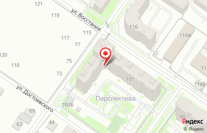 Частный детский сад На Уралмаше на карте