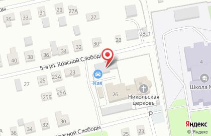 Автокомплекс Желика на карте