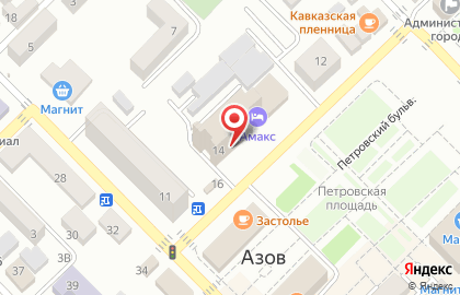 АКБ Банк Москвы на Петровской улице на карте