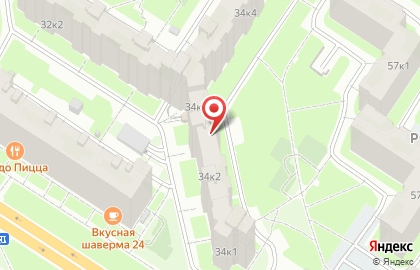 Парикмахерская в Санкт-Петербурге на карте