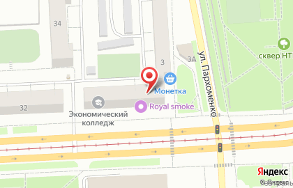МЭСИ, Московский государственный университет экономики, статистики и информатики на проспекте Ленина на карте