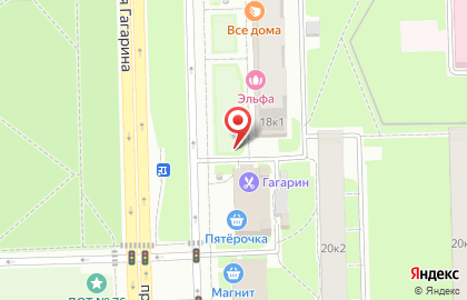 Магазин по продаже фруктов и овощей на проспекте Юрия Гагарина, 20в к1 на карте