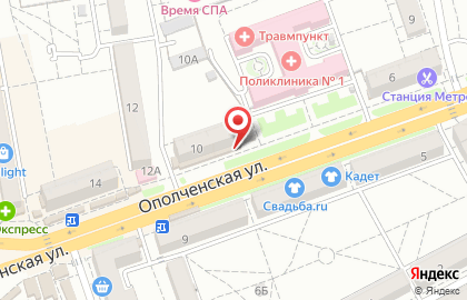 Магазин Рубль Бум и 1b.ru на Ополченской улице, 10 на карте