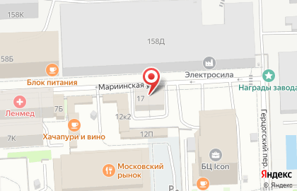Центр социальной помощи семье и детям Московского района в Московском районе на карте