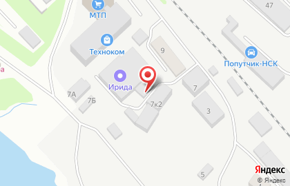 Автоцентр КАМА в Железнодорожном районе на карте