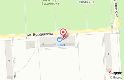 Магазин Мясное изобилие в Курчатовском районе на карте