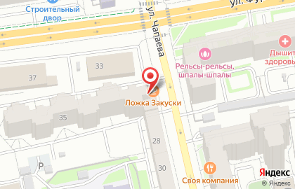 Бар-магазин разливных напитков Пив24ной на улице Фурманова на карте