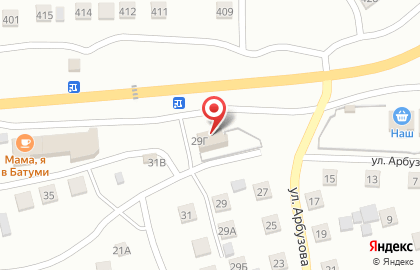 Банкомат СберБанк на улице Арбузова на карте
